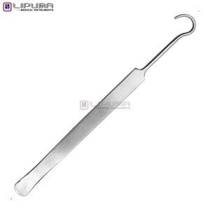 Instrumento Dental de Calidad Premium para Limpieza de Placa y Cálculos, Gancho Unilateral Izquierdo de Acero Inoxidable Profesional para Periodoncia - Product Image 2