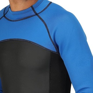 Traje de Neopreno Unisex de 7.0mm, Manga Larga, Cuello Alto, Cierre Trasero, Impermeable, para Todas las Estaciones, Diseño Color Block - Product Image 3