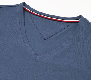 Camisetas de Cuello en V para Hombre, 100% Algodón de Alta Calidad, al por Mayor, Personalizables, Ecológicas, de Secado Rápido y Transpirables para Verano - Product Image 5