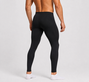 Pantalones de compresión para hombre y mujer, leggings deportivos de cintura alta para correr, entrenamiento atlético, capa base, ropa deportiva OEM - Product Image 4