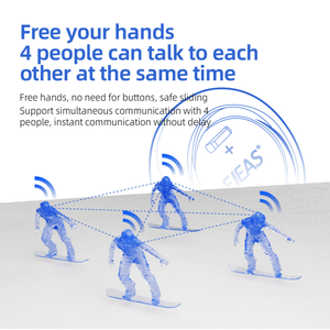 PSS2 Walkie Talkie Professionale per Istruttori Sciisti, Sistema Mesh +5G Fusion, Casco da Sci con Auricolare per Comunicazioni durante lo Sci - Product Image 4