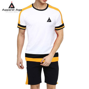 2026 New Arrival Wholesale Summer Wear Shorts Set Breathable <b>Men</b> <b>T</b>-<b>Shirt</b> & Shorts Set Elastic Waist And Side <b>Pockets</b> - Product Image 5
