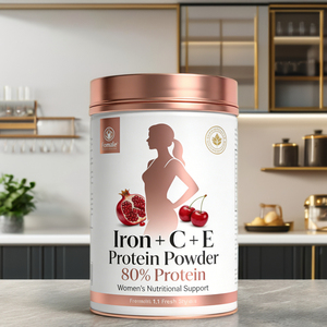 Kadınlar İçin Demir Zenginleştirilmiş <span class=keywords><strong>Protein</strong></span> Tozu Çift <span class=keywords><strong>Protein</strong></span> (Soya + Whey) Üçlü Besin Değeri OEM %80 <span class=keywords><strong>Protein</strong></span> C ve E Vitamini ile - Product Image 6