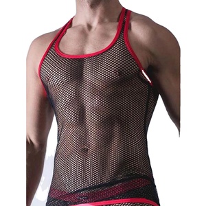 Camiseta sin mangas de malla transpirable de secado rápido para hombre, camisetas sin mangas para viaje, gimnasio, entrenamiento, culturismo, Fitness - Product Image 3