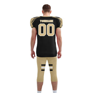 Derniers uniformes de football américain personnalisés avec logo, plusieurs designs, respirants, anti-humidité, séchage rapide, en polyester, antibactériens - Product Image 3