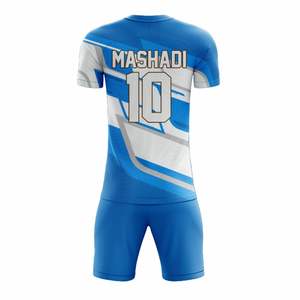 Uniformes de Fútbol Sublimados Personalizados con Nombre y Letra del Equipo, Transpirables, de Manga Corta, al por Mayor, Unisex para Adultos - Product Image 6