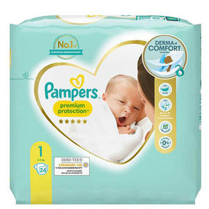 Protection Premium |   Couches Pampers, douces et absorbantes, toutes tailles - Product Image 1