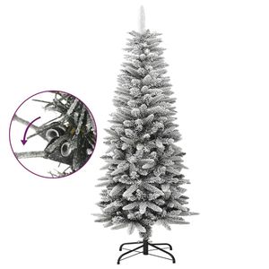 Décorations décoratives fines en PVC blanc et vert pour sapin de Noël, ornements festifs pour la décoration des fêtes - Product Image 3