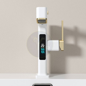Robinet de salle de bain automatique sans contact à capteur, économiseur d'eau, à poser sur comptoir, pour usage commercial, équipement sanitaire - Product Image 2