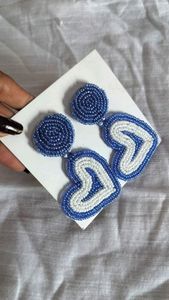 Boucles d'oreilles en perles Kundan brodées de qualité supérieure, bijoux de mariée élégants faits à la main pour les mariages et les soirées - Product Image 3