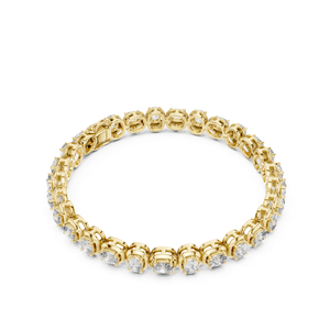 Custom <b>Bracelet</b> Lab Grown Diamond 925 <b>Silver</b> 10K 14K Gold Cushion Cut Halo Tennis <b>Bracelet</b> DEF VVS VS Classic Unisex Jewelry - Product Image 4