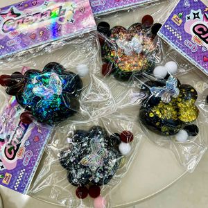 Jouet anti-stress en forme de patte de chaton à paillettes de 8 cm, unisexe, pour soulager le stress, adorable jouet souple en forme de griffe de chat, coloré, pour enfants et adultes, pour des moments de plaisir - Product Image 5