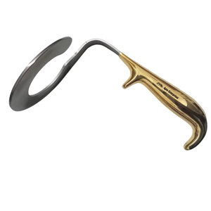 High-Quality Plastic Surgery Surgical <b>Instrument</b> with Fiber <b>Optic</b> Illumination Fiber <b>Optic</b> C-Type Circular Breast Retractor - Product Image 4