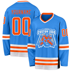 Maillot de hockey sur glace personnalisé OEM, uniforme de hockey sublimé, tenue d'équipe de hockey personnalisée, style USA, vêtements de sport respirants en polyester - Product Image 3