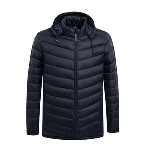Mens Thick Slim Fit Formal Winter Puffer <b>Jacket</b> with <b>Warm</b> Quilted Insulation Windproof <b>Waterproof</b> Design - Product Image 6