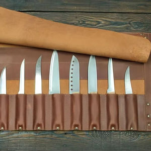 Sac de Chef en Cuir de Luxe Premium avec Sangle Réglable, Étui de Rangement Durable et Organisateur d'Outils LBKR-0050 - Product Image 1