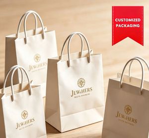 Bolsas de Compra de Papel de Lujo Impresas Personalizadas Premium con Logotipo OEM - Product Image 1