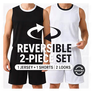 Uniformes de Baloncesto Personalizados Profesionales, Ropa Deportiva Sublimada, Camisetas de Baloncesto Reversibles, MOQ Bajo, para Equipos, Clubes, Escuelas y Ligas - Product Image 2