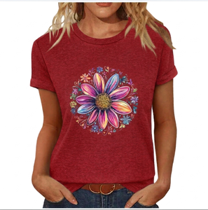 Camiseta de Mujer de Manga Corta de Secado Rápido, Transpirable, con Detección de Agujas, Ajuste Regular, Precio Mayorista, Superventas - Product Image 3