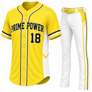 Uniforme de Béisbol Personalizado con Nombre de Equipo, Ropa Deportiva, Jersey Transpirable de Manga Corta, Secado Rápido, Malla, Venta al Por Mayor, Proveedor OEM ODM - Product Image 6