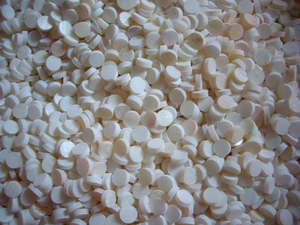 Bouton vierge en nacre naturelle blanche de rivière - Product Image 4