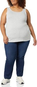 Camiseta sin mangas de algodón elástico para mujer, estilo racerback, chaleco deportivo, camiseta sin mangas para estilo de vida activo, fábrica de prendas OEM ODM - Product Image 2