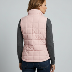 Chaleco de Invierno Acolchado para Mujer, Chaqueta sin Mangas, Fabricante de Ropa OEM - Product Image 2