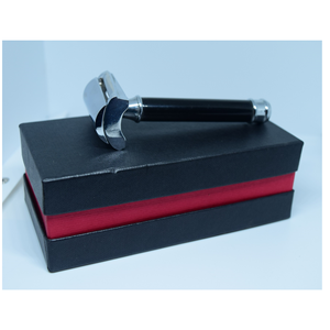 Maquinilla de Afeitar de Seguridad con Cabezal Abatible en Forma de Mariposa, Color Plateado, para Afeitar - Product Image 3