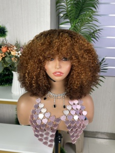 Perruques en cheveux humains Frange Pissy, qualité SDD, sans colle, haute qualité et prix d'usine, nombreuses couleurs disponibles - Product Image 3