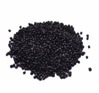 Granulés de LDPE noir haute pureté 4 mm, usage général, haute fluidité, de qualité creuse/à fusion à chaud, granulés de plastique ronds pour extrusion