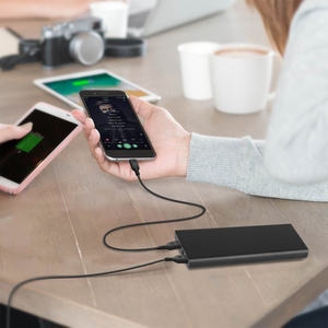 Portatile 20000mAh Power Bank doppia uscita USB caricatore del telefono con tipo C & Micro USB ingresso esterno batteria - Product Image 6