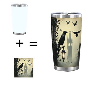 Stainless Steel Tumbler 20oz Double Wall <b>Insulated</b> Portable Drink <b>Cup</b> Outdoor Leisure Use - Product Image 1