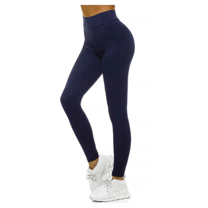 Leggings de Yoga de Cintura Alta, Sin Costuras, de Color Sólido, para Mujer, Pantalones de Fitness Elásticos de Nailon y Spandex - Product Image 4