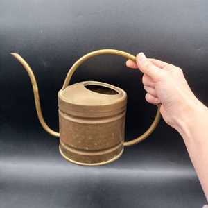 Brass Watering Can Durable <b>Gardening</b> Tool Indoor Outdoor Use decorative planter watering can handmade metal watering can - Product Image 1