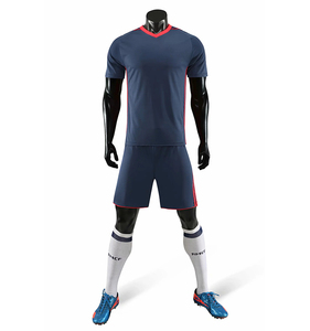 Ensemble d'entraînement de football pour hommes, de qualité supérieure, européen, à séchage rapide, maillot de foot uni pour le football - Product Image 3