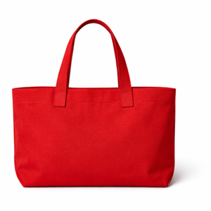 OEM COTTON FIELD Oversize <b>Canvas</b> Tote Women's Large Weekend <b>Beach</b> Shopping Bag Custom Logo Double Top Handles Silk Screen - Product Image 1