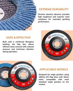 Disco de Láminas HGP de Alta Velocidad 15000 RPM, Disco Abrasivo para Metal, Acero Inoxidable, 72 Láminas, Disco de Lijado para Amoladora Angular 80 m/s - Product Image 5