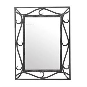 Le miroir métallique élégant le plus vendu avec des accents de feuilles transforme les murs ordinaires en des œuvres d'art lumineuses, des déclarations d'une grâce et d'une raffinement éclatants. - Product Image 3