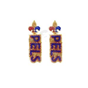 Pendientes colgantes de moda especial para fiestas de manzana dorada, recién llegado, cuentas hechas a mano transfronterizas, lentejuelas dulces, creativo de moda - Product Image 1