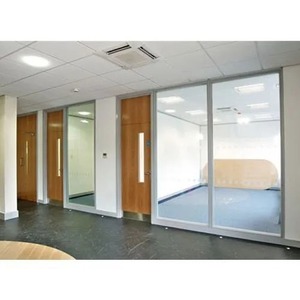Most Selling Aluminium <b>Partition</b> System with Tempered Glass for Modern Commercial Office Interior Solutions - Product Image 4