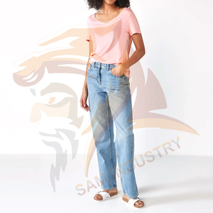 Camisetas de Mujer de Color Liso, Servicio OEM, Diseño Personalizado, Tallas Grandes, Secado Rápido, Transpirables, Ropa de Verano - Product Image 3