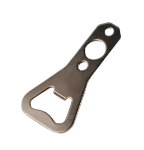 Ouvre-bouteille manuel en acier inoxydable de qualité supérieure, portable, en métal, forme irrégulière, multifonction, design clé - Product Image 3