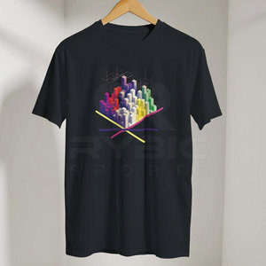 Camisetas de Hombre con Estampado Personalizado de Alta Calidad y Colores a Medida, Venta al Por Mayor de Fábrica con Etiqueta Privada - Product Image 5