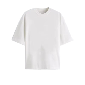 เสื้อยืดผู้ชายปักลายตามสั่ง ไซส์ใหญ่ ผ้าฝ้าย 100%  แบบเรียบ  รับสกรีนโลโก้ ขายส่ง OEM ผลิตตามแบบ คอโอ ทรงลำลอง - Product Image 3