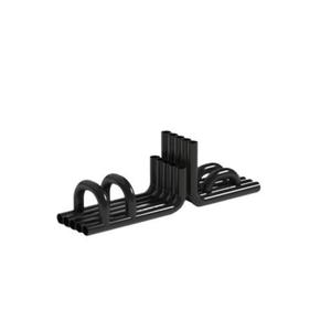 Sujetalibros Metálicos Minimalistas Modernos para Organización de Escritorio y Estantería, Decoración Contemporánea para Biblioteca del Hogar - Product Image 1