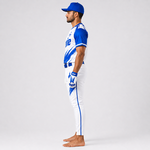 Uniforme de baseball haut de gamme doté d'un tissu doux et respirant, offrant une gestion de l'humidité et des mouvements libres pour chaque athlète. - Product Image 4