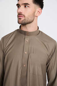 Túnica ODM Bordada a Mano de Poliéster XXL para Hombre, Estilo Casual, Manga Corta, Tie Dye, Transpirable, Holgada, Largo hasta el Tobillo - Product Image 2