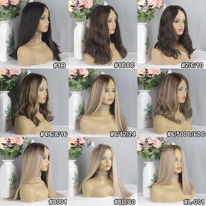 Chính Thống Châu Âu Ren Top Kosher Tóc Giả Tự Nhiên Dòng Tóc Balayage Nổi Bật Do Thái Tóc Giả Lụa Hoặc Da #60 Thoải Mái - Product Image 6