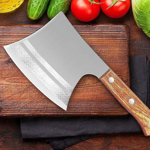 Couteaux de cuisine durables en acier inoxydable, couteaux à hacher à poids équilibré, couteaux de cuisine robustes en acier inoxydable - Product Image 3