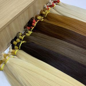 Venta al por mayor de fábrica de cabello liso vietnamita personalizado a granel, extensiones de alta calidad en color rubio con longitud de 10 a 34 pulgadas - Product Image 5